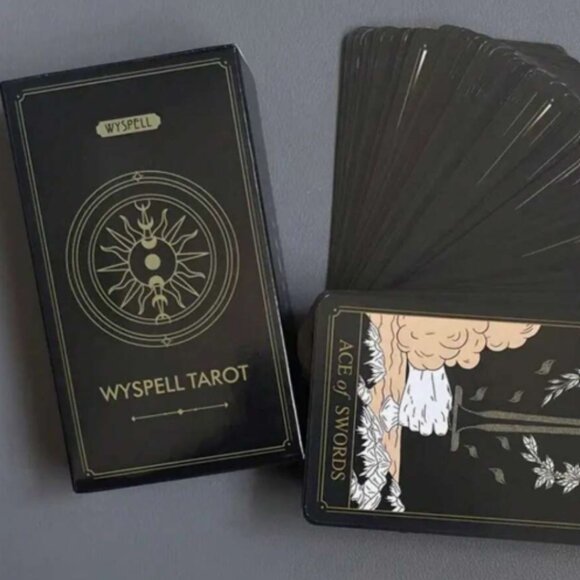 Wyspell Tarot Gold and Black 78 Cards NWT - Picture 4 of 5